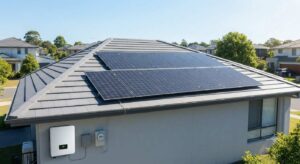 Residential solar panel installation optimizing sun exposure for maximum energy efficiency.